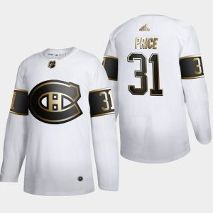 Montreal Canadiens Trikot Carey Price #31 NHL Golden Edition Weiß Authentic